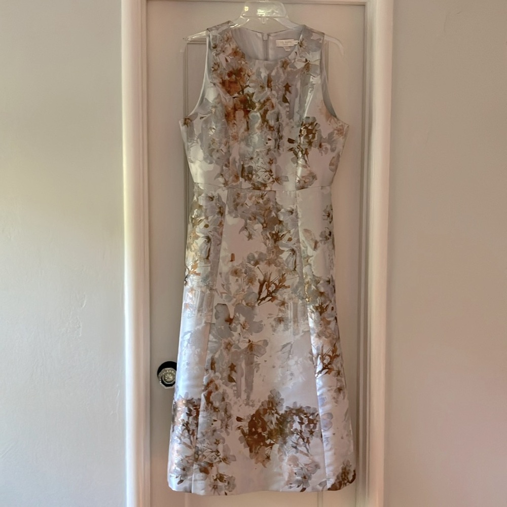 Ted Baker Maiyah Vanilla Jacquard Dress Size 3 (US 8-10)